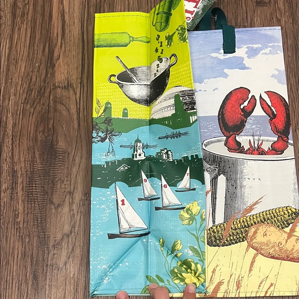 Trader Joe's BOSTON Mystery Bag Reusable Tote Bag